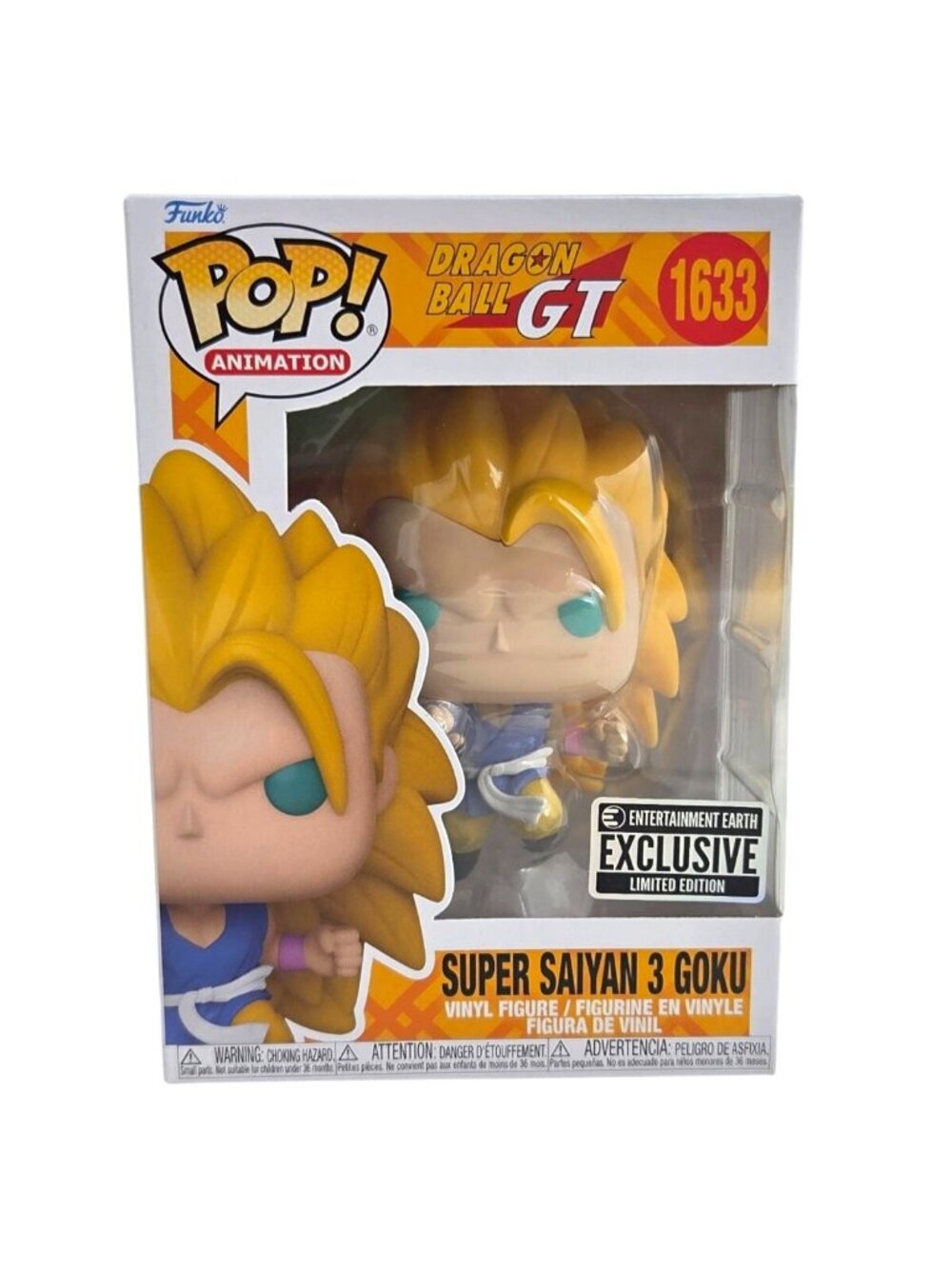 Funko Pop! Animation Dragon Ball GT Super Saiyan 3 Goku Figure 1633 Collectible